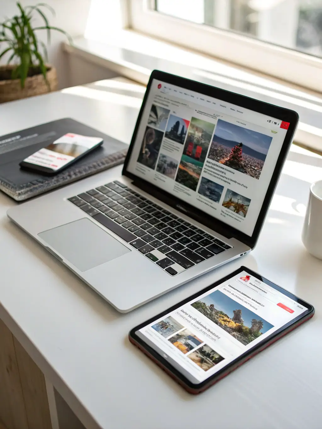 An image depicting targeted digital ads on various devices (smartphone, tablet, laptop), showcasing Blink Digital Consulting's ability to reach the right audience.